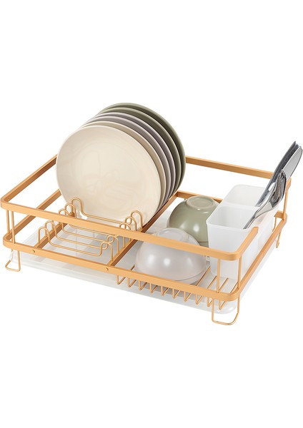 Bianka Paslanmaz Alüminyum Bulaşıklık - Altın