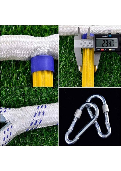 2x 6 5ft Esnek Merdiven Halat Merdiveni Yalıtımlı Merdiven Kurtarma Merdiveni Kaya Tırmanışı Kaçan Anti-Sıdlı Mühendislik Halat Merdiveni (Yurt Dışından) modelleri