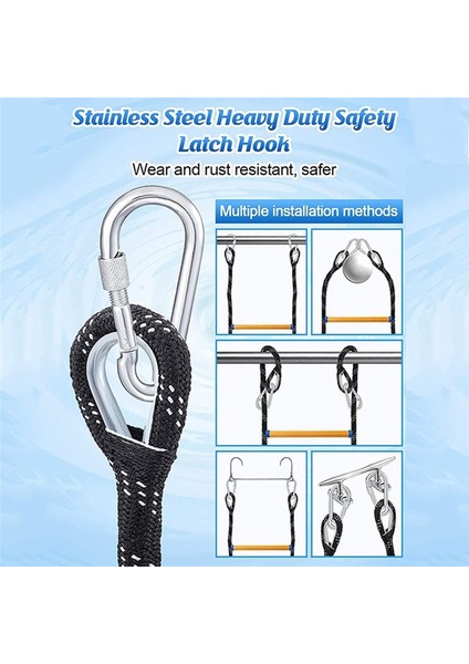 Tekne Halat Merdiveni 4 Adımlı Deniz Halat Merdiveni Şişme Tekne Için Taşınabilir Tekne Katlanır Merdiven Kayık Motorlu Kano (Yurt Dışından) modelleri