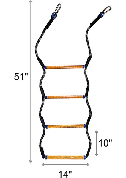 Tekne Halat Merdiveni 4 Adımlı Deniz Halat Merdiveni Şişme Tekne Için Taşınabilir Tekne Katlanır Merdiven Kayık Motorlu Kano (Yurt Dışından) indirimleri