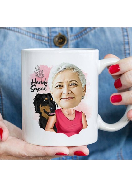 Sevgileye-Arkadaşa Özel Hediyelik|kişiselleştirilebilir Karikatür Hediye Kupa Bardak