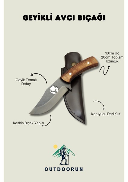 Geyikli Avcı Bıçağı