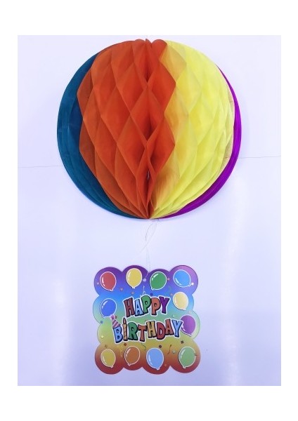 Happy Birthday Kağıt Süsü 55 cm fiyatları