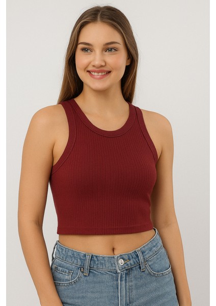 Askılı Crop – Yarım Atlet Büstiyer