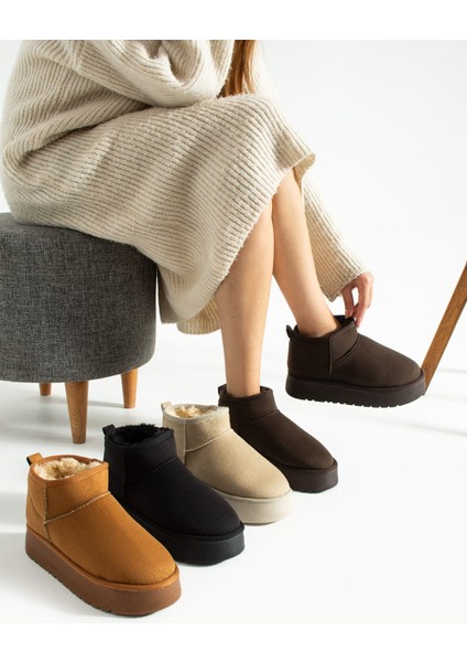 Ug-W Australia Kahve Süet Kar Botu (Mini Xl) Kadın Bot Kışlık Bilekte Kışlık Bot & Bootie indirimleri