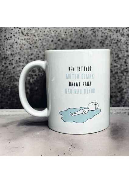 Sevgileye-Arkadaşa Özel Espirili Hediyelik|kişiselleştirilebilir Komik Hediye Kupa Bardak