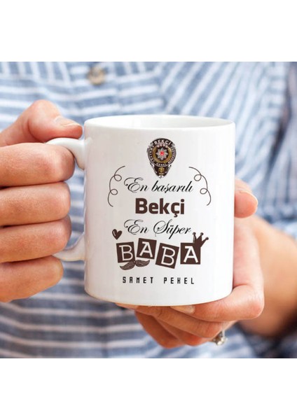 Mesleklere Özel Hediyelik|kişiselleştirilebilir Bekçi Baba Hediye Kupa Bardak