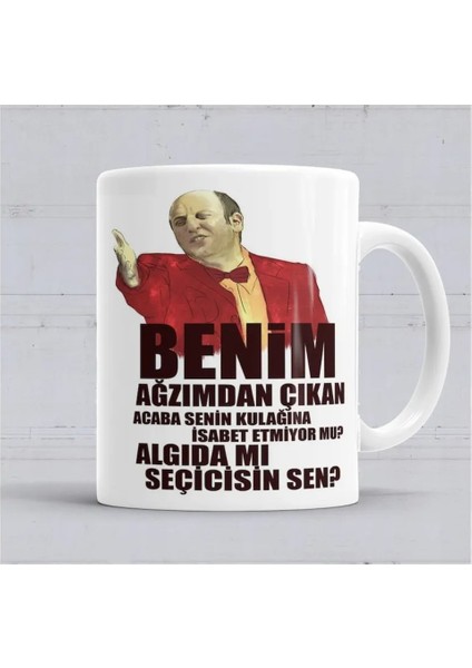 Leyla Mecnun Ismail Abi Tasarımlı Hediye Kupa Bardak