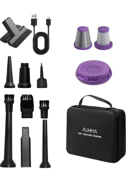 Ahv-24 Lımıted Edıtıon – 20.000PA Brushless Kablosuz Araç Içi Basınçlı Üfleme & Çekme Süpürgesi | 126.800 Rpm, 7800MAH, Hepa Filtre, 3 Mod, Pro Üfleme–şişirme Fonksiyonu