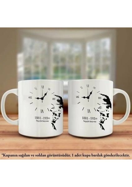 Kişiye Özel| Kişiselleştirilebilir 10 Kasım Atatürk Baskılı Kupa