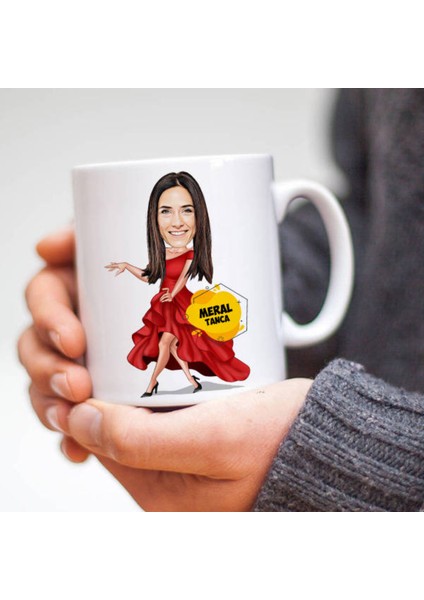 Sevgileye-Arkadaşa Özel Hediyelik|kişiselleştirilebilir Karikatür Hediye Kupa Bardak