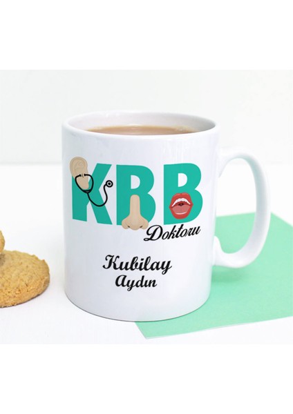 Mesleklere Özel Hediyelik|kişiselleştirilebilir Kbb Doktoru Hediye Kupa Bardak