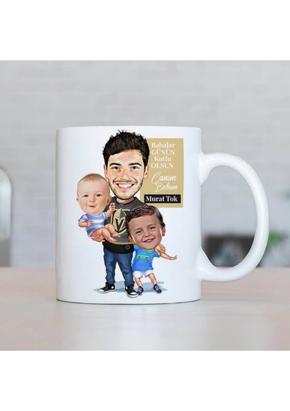 Sevgileye-Arkadaşa Özel Hediyelik|kişiselleştirilebilir Karikatür Hediye Kupa Bardak