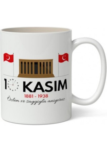 Kişiye Özel| Kişiselleştirilebilir 10 Kasım Atatürk Baskılı Kupa