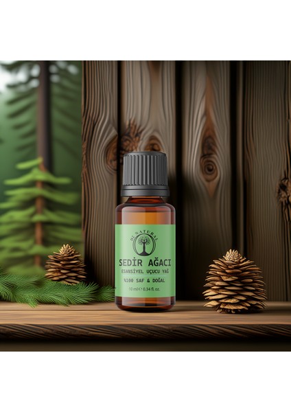 Sedir Ağacı Esansiyel Uçucu Yağ %100 Saf & Doğal 10 ml