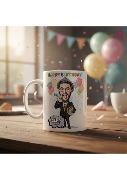 Sevgileye-Arkadaşa Özel Hediyelik|kişiselleştirilebilir Karikatür Hediye Kupa Bardak