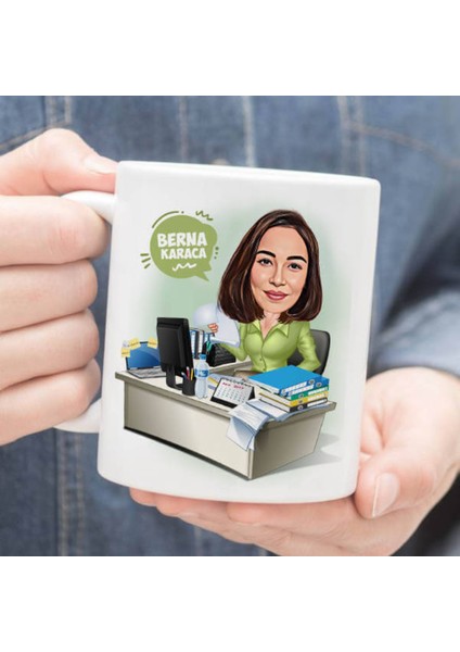 Sevgileye-Arkadaşa Özel Hediyelik|kişiselleştirilebilir Karikatür Hediye Kupa Bardak