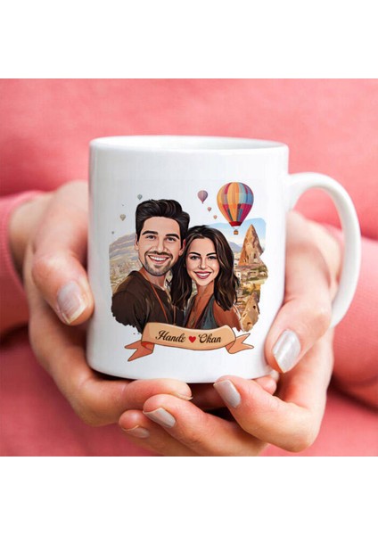 Sevgileye-Arkadaşa Özel Hediyelik|kişiselleştirilebilir Karikatür Hediye Kupa Bardak