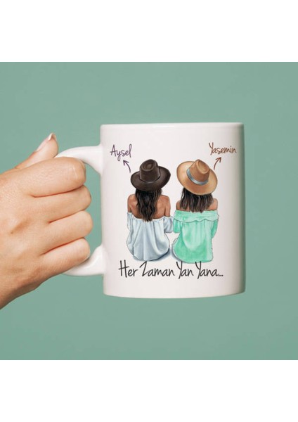Sevgileye-Arkadaşa Özel Hediyelik|kişiselleştirilebilir Hediye Kupa Bardak