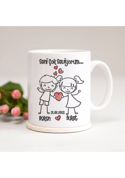 Sevgileye-Arkadaşa Özel Hediyelik|kişiselleştirilebilir Hediye Kupa Bardak