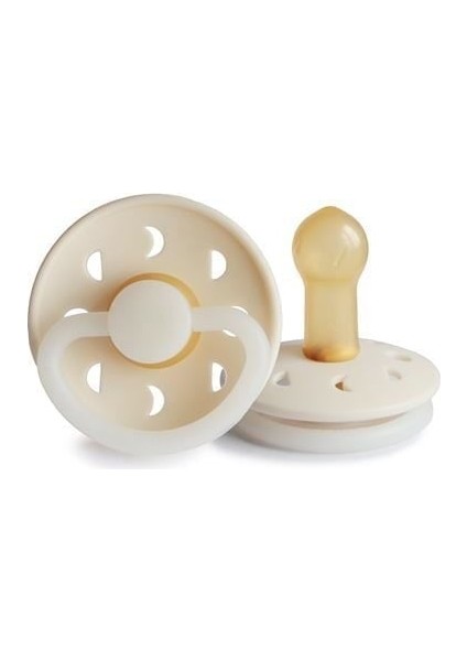 Moon Phase Kauçuk Emzik - Karanlıkta Parlayan - Cream Night (0-6 Ay)
