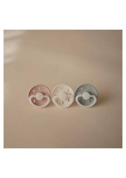 Moon Phase Kauçuk Emzik - Karanlıkta Parlayan - Cream Night (0-6 Ay) modelleri