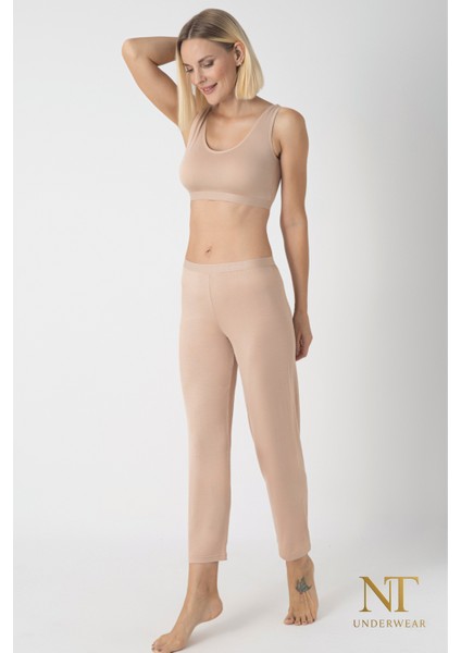 Kadın Bambu Içlik Pantolon Astarı