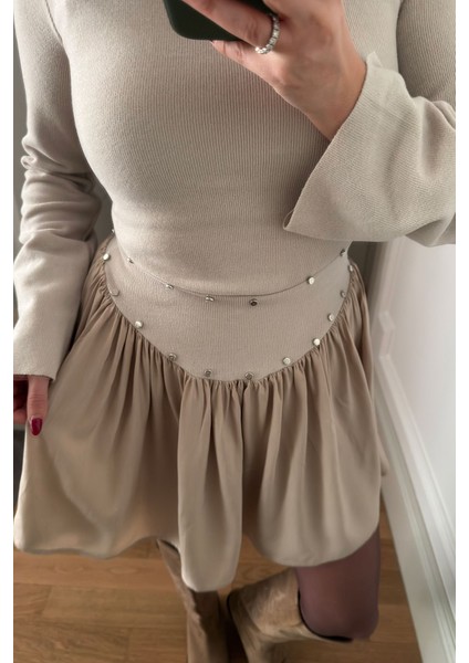 Zımbalı Tasarım Elbise- Taş modelleri