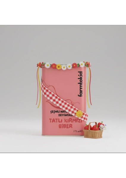 Tatlı Kırmızı Biber Çeşnili Natürel Sızma Zeytinyağı 175 ml