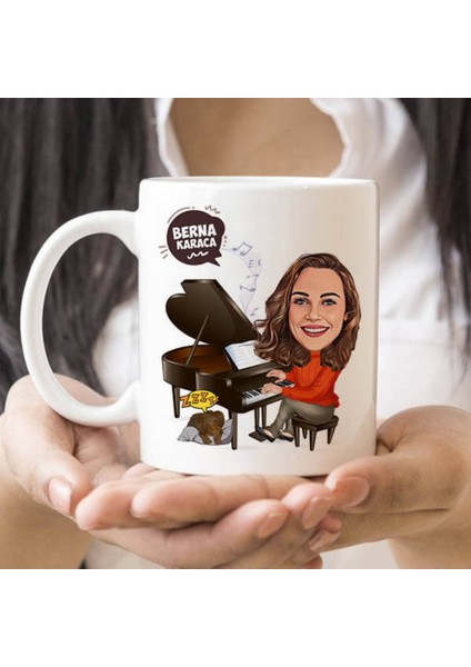 Sevgileye-Arkadaşa Özel Hediyelik|kişiselleştirilebilir Karikatür Hediye Kupa Bardak