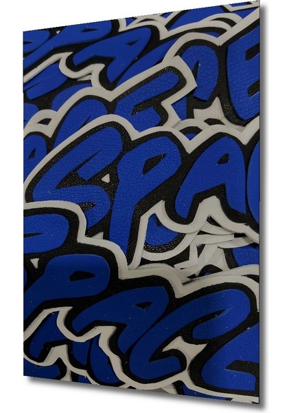 Dekoratif Ahşap Kare Uzay Desenleri Tablosu Ev/ofis/işyeri/salon/mutfak/banyo Tablo fiyatları