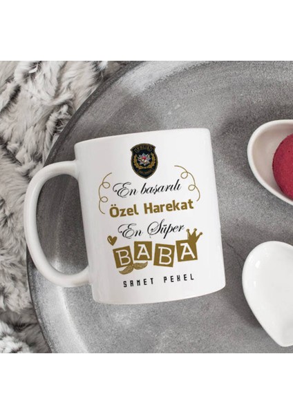 Mesleklere Özel Hediyelik|kişiselleştirilebilir Özel Harekat Polisi Hediye Kupa Bardak