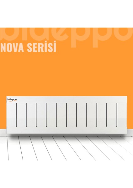 Nova Serisi Alüminyum Radyatör Yükseklik 30 cm Genişlik 29 Dilim (245 Cm)