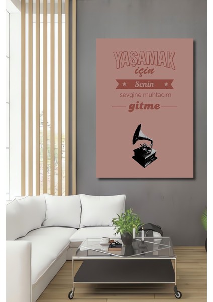 Dekoratif Ahşap Kare Yaşamak Için Gitme Tablosu Ev/ofis/işyeri/salon/mutfak/banyo Tablo