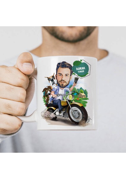 Sevgileye-Arkadaşa Özel Hediyelik|kişiselleştirilebilir Karikatür Hediye Kupa Bardak