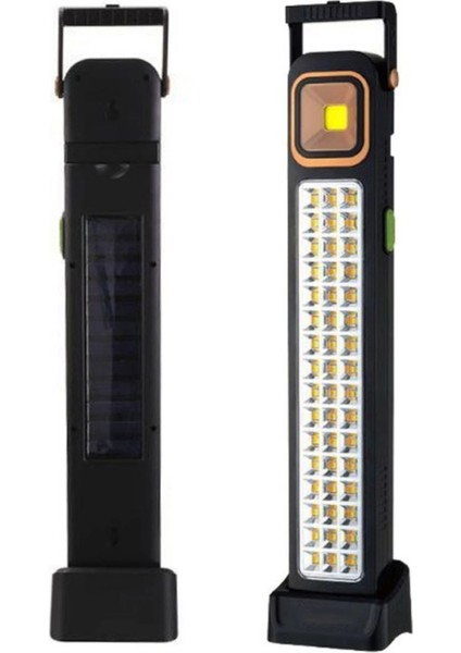 5 Fonksiyonlu Güneş Enerjisi İle Şarj Olabilen 48 Ledli Işıldak,aydınlatma Pr-3838