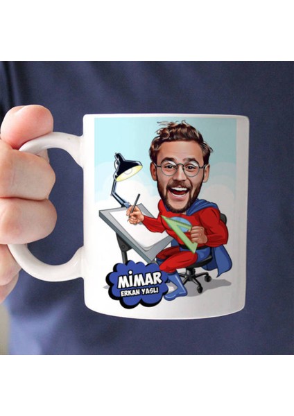 Mesleklere Özel Hediyelik|kişiselleştirilebilir Mimar Hediye Kupa Bardak