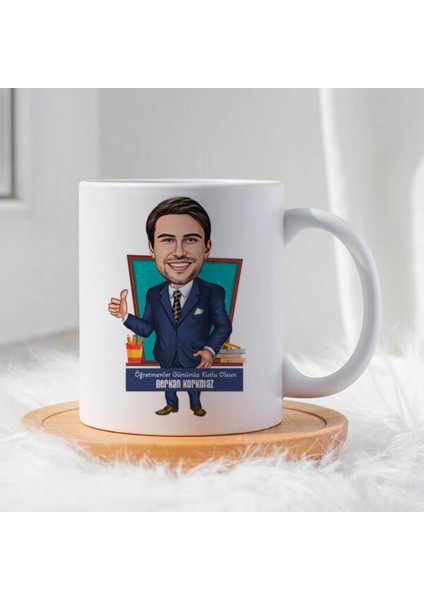 Mesleklere Özel Hediyelik|kişiselleştirilebilir Öğretmen 2 Hediye Kupa Bardak