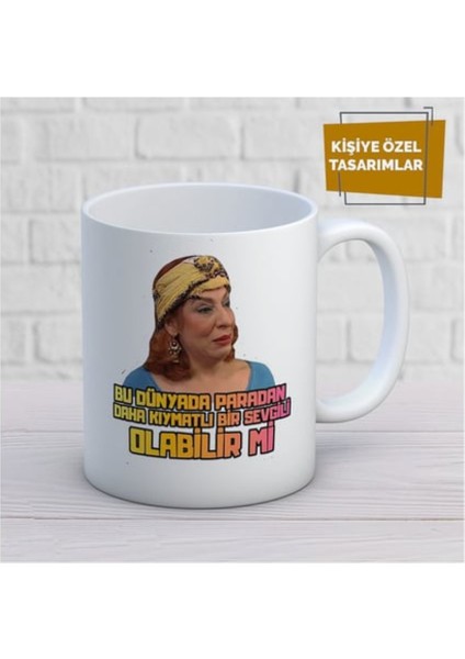 Cennet Mahallesi Pembe Paradan Tasarımlı Hediye Kupa Bardak