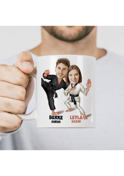 Sevgileye-Arkadaşa Özel Hediyelik|kişiselleştirilebilir Karikatür Hediye Kupa Bardak