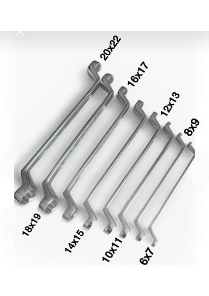 Profesyonel Bezli Parlak 8'li Iki Ağız Yıldız Anahtar Takımı 8 Parça fiyatları
