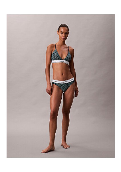 Kadın Yeşil Üçgen Bralet