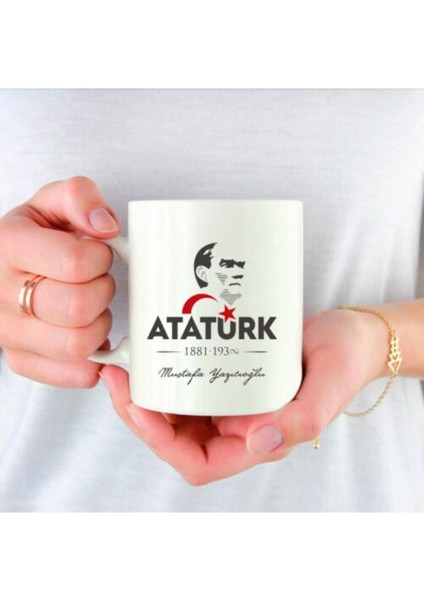 Kişiye Özel| Kişiselleştirilebilir 10 Kasım Atatürk Baskılı Kupa