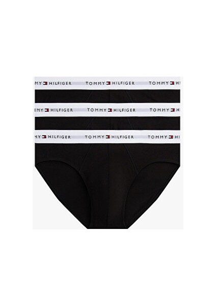Erkek Siyah 3'lü Slip Paketi