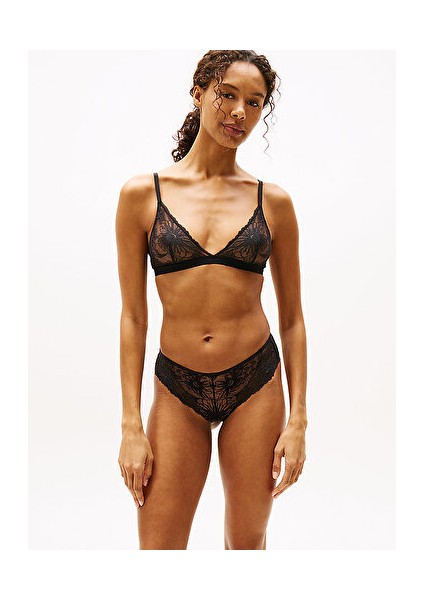 Kadın Siyah Üçgen Külot