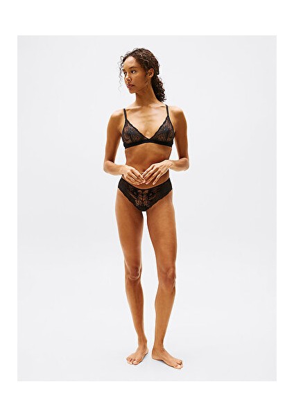 Kadın Siyah Üçgen Külot fiyatları