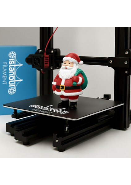 3D Baskı Pla Filament Yılbaşı Özel Pla+ Paket 2026 (Kırmızı - Yeşil - Beyaz - Ten) 1,75MM ± 0,05 mm indirimleri