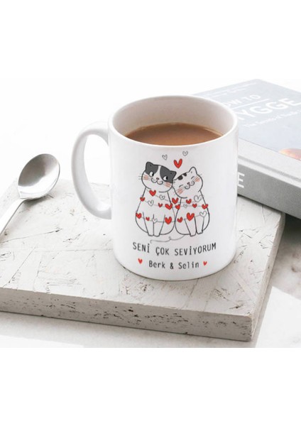 Sevgililer Gününe Özel| Kişiselleştirilebilir Sevgiliye Hediye Kupa Bardak