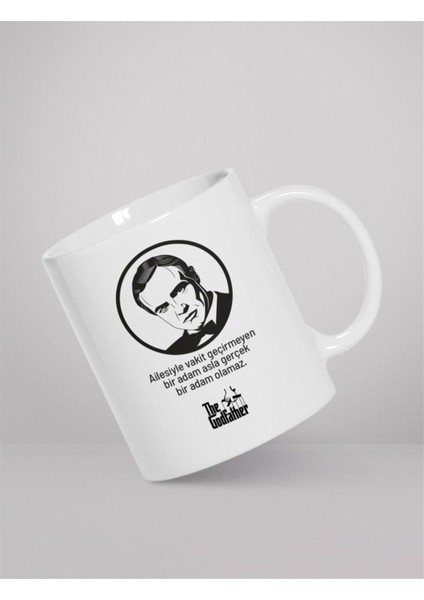 Dizi-Film Hayranlarına Özel| Hediyelik Godfather Baskılı Kupa Bardak