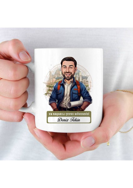 Mesleklere Özel Hediyelik|kişiselleştirilebilir Çevre Mühendisi Hediye Kupa Bardak